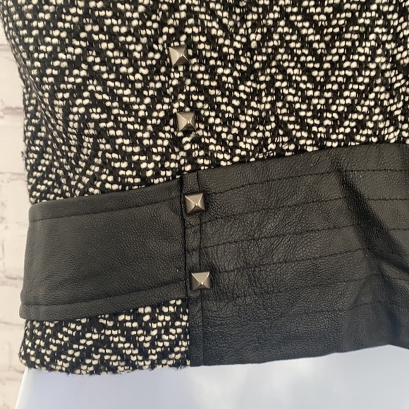 Anthro. Daniel Rainn herringbone black vest size small - Picture 8 of 15